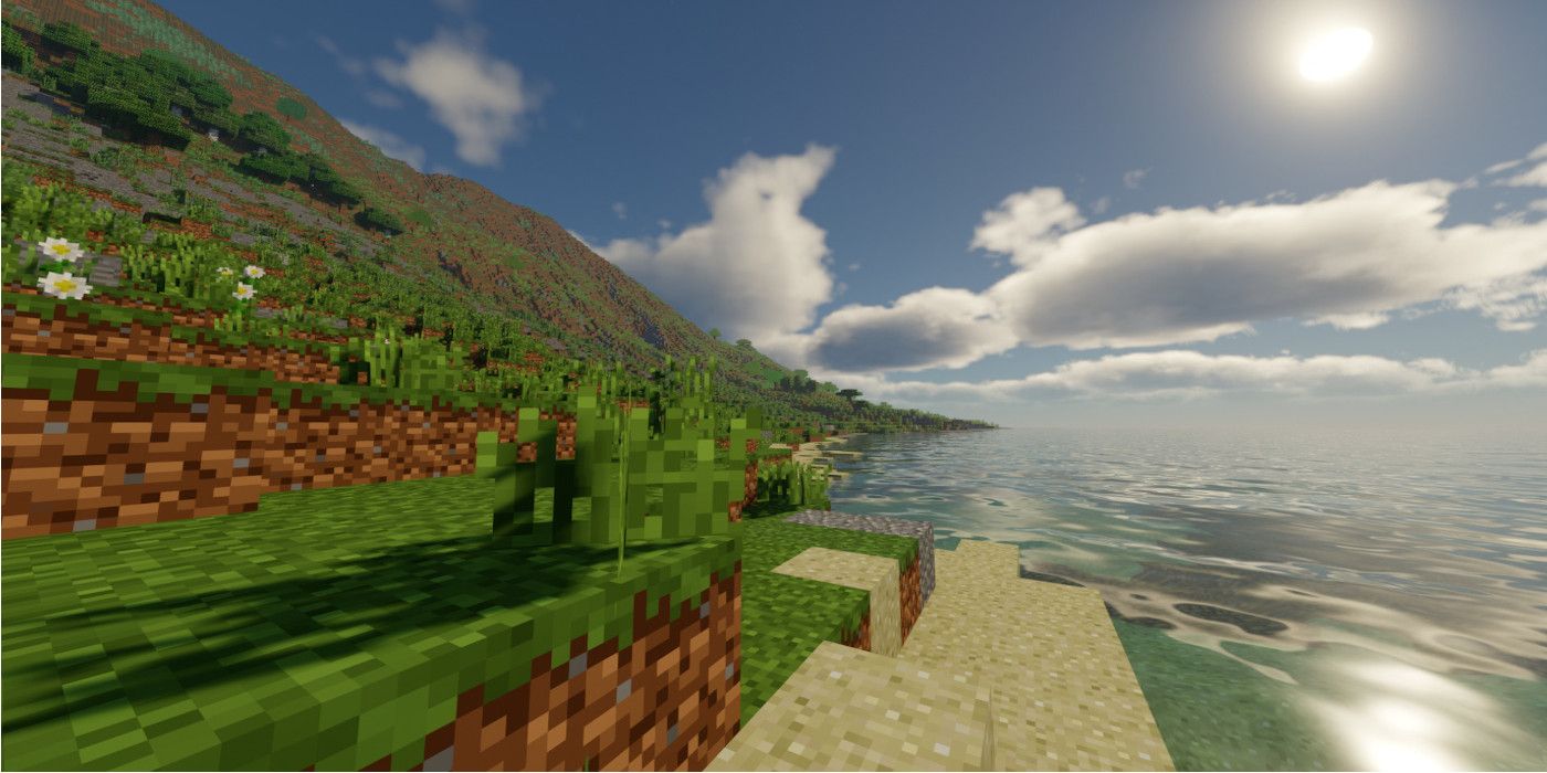 A Hawaii map in Minecraft