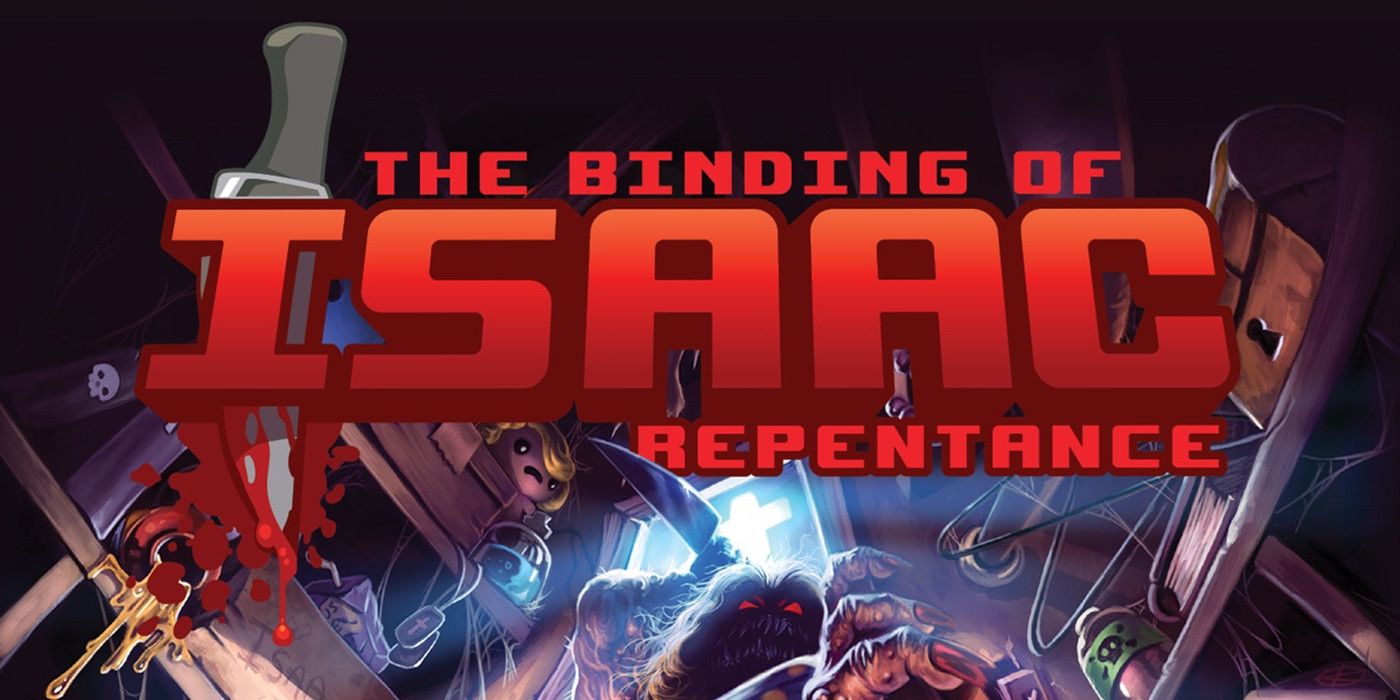 binding of isaac repentance logo ps5 box art