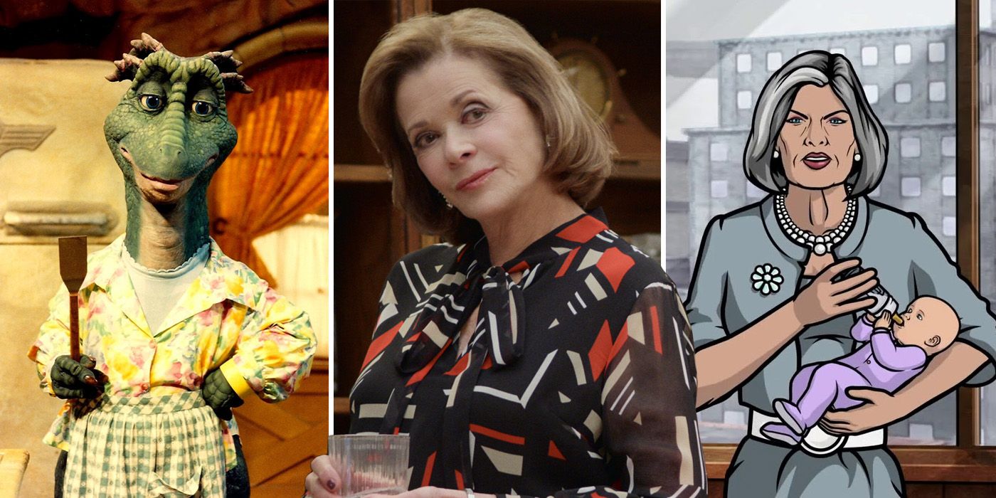 Jessica Walter's characters in Dinosaurs, Arrested Development and Archer