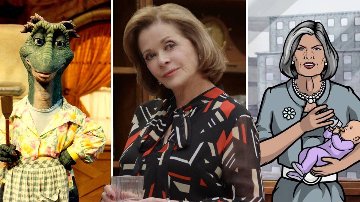 Jessica Walter's characters in Dinosaurs, Arrested Development and Archer
