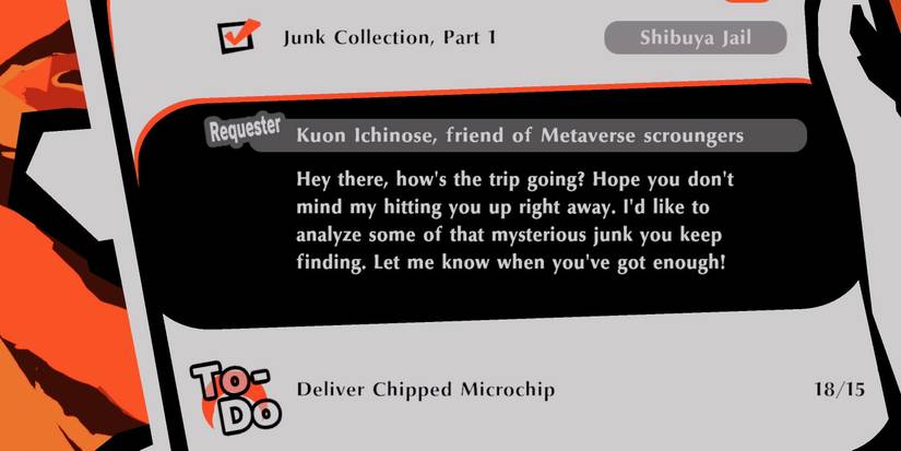 persona 5 strikers request menu