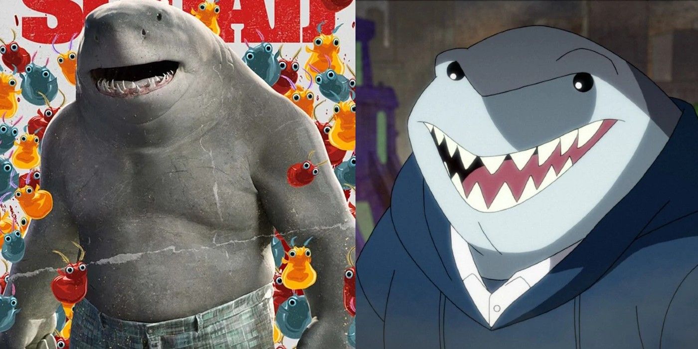 King Shark in The Suicide Squad and Harley Quinn