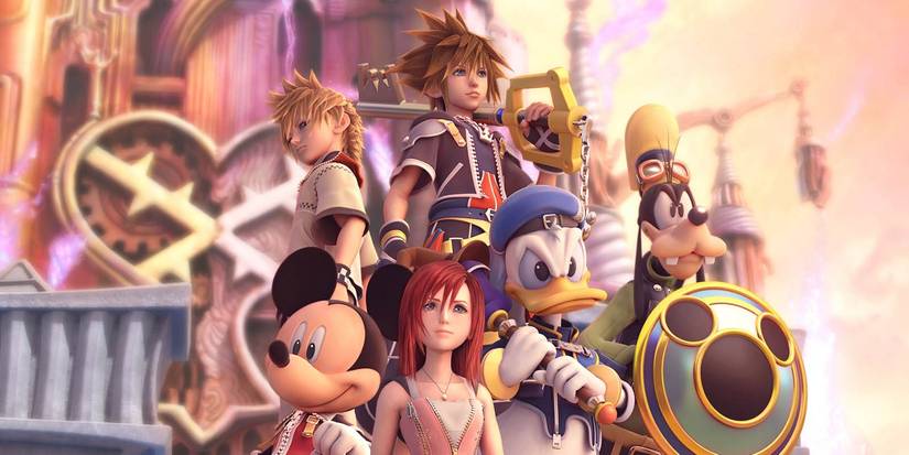 kingdom hearts 2 promo art