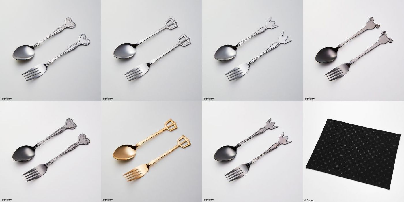 kingdom hearts silverware