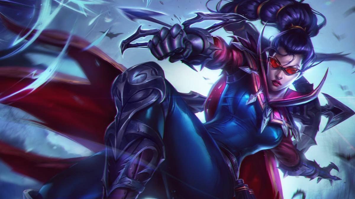 vayne shooting crossbow splash art
