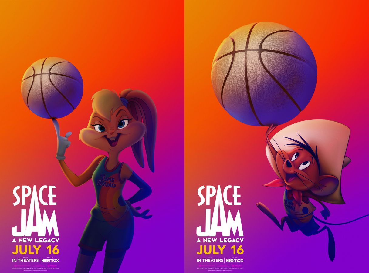 New Space Jam 2 Posters Lola Bunny Speedy Gonzalez