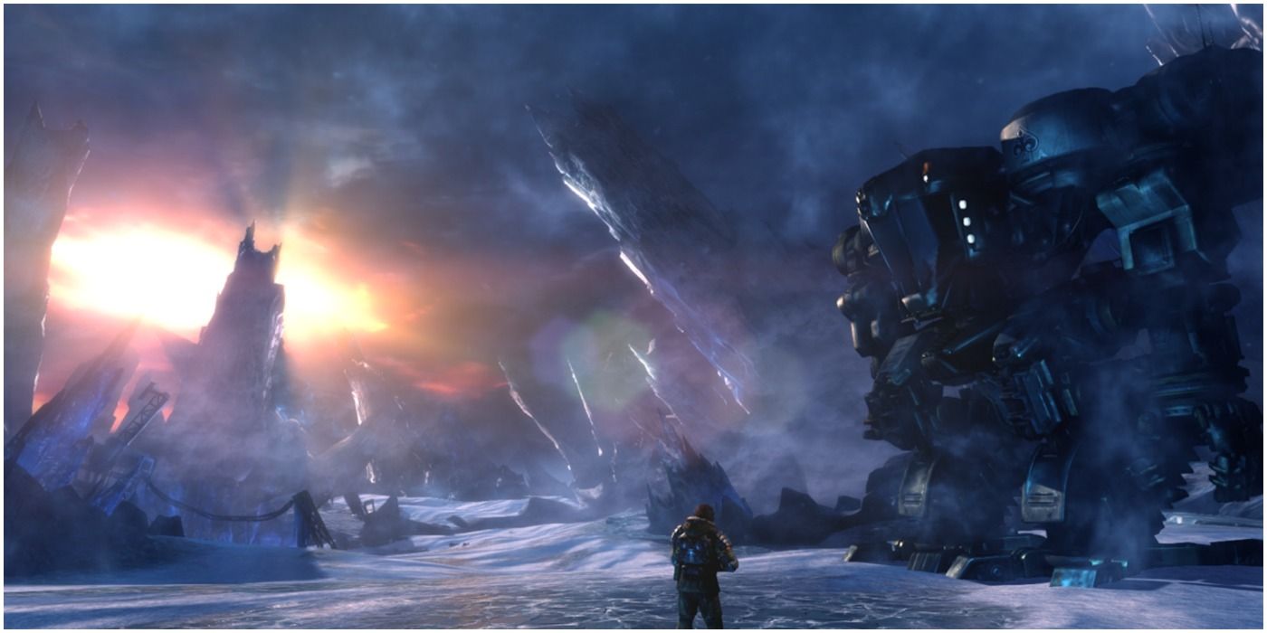 Capcom lost planet 3 frozen vs mech