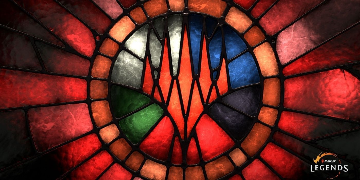stained glass magic logo