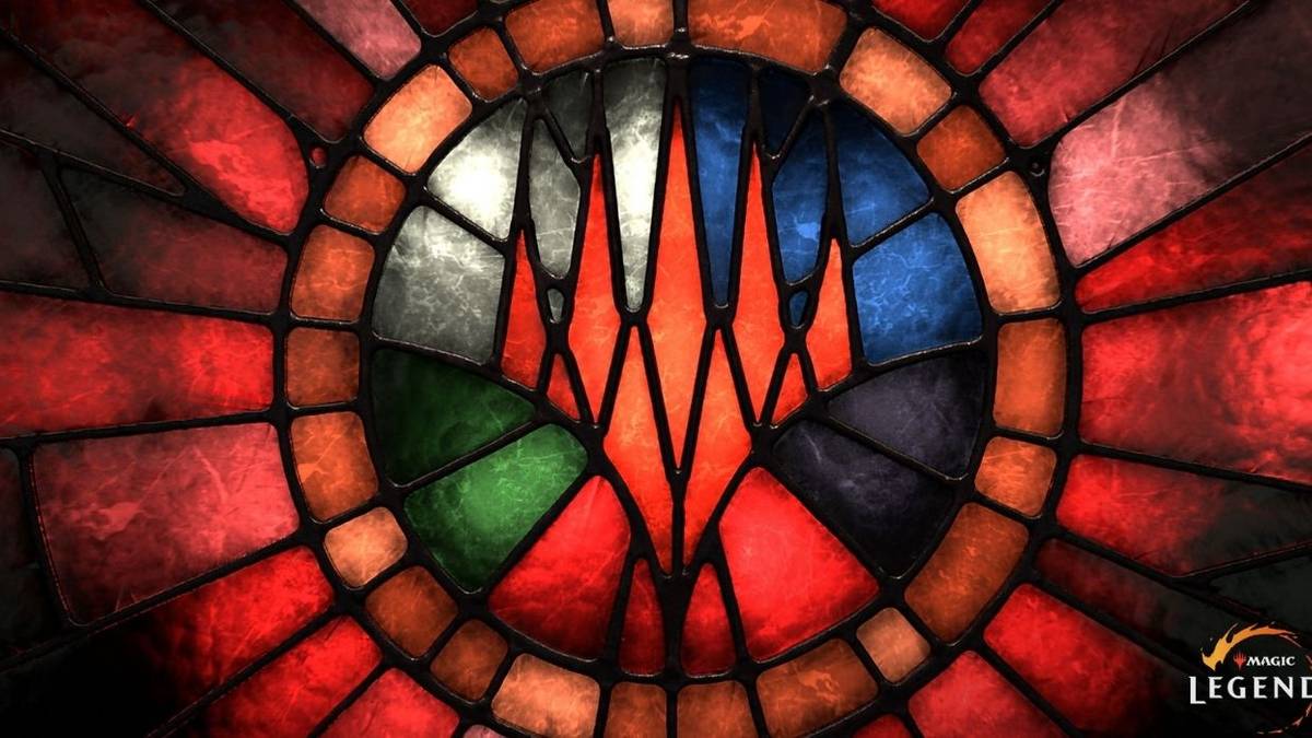 stained glass magic logo