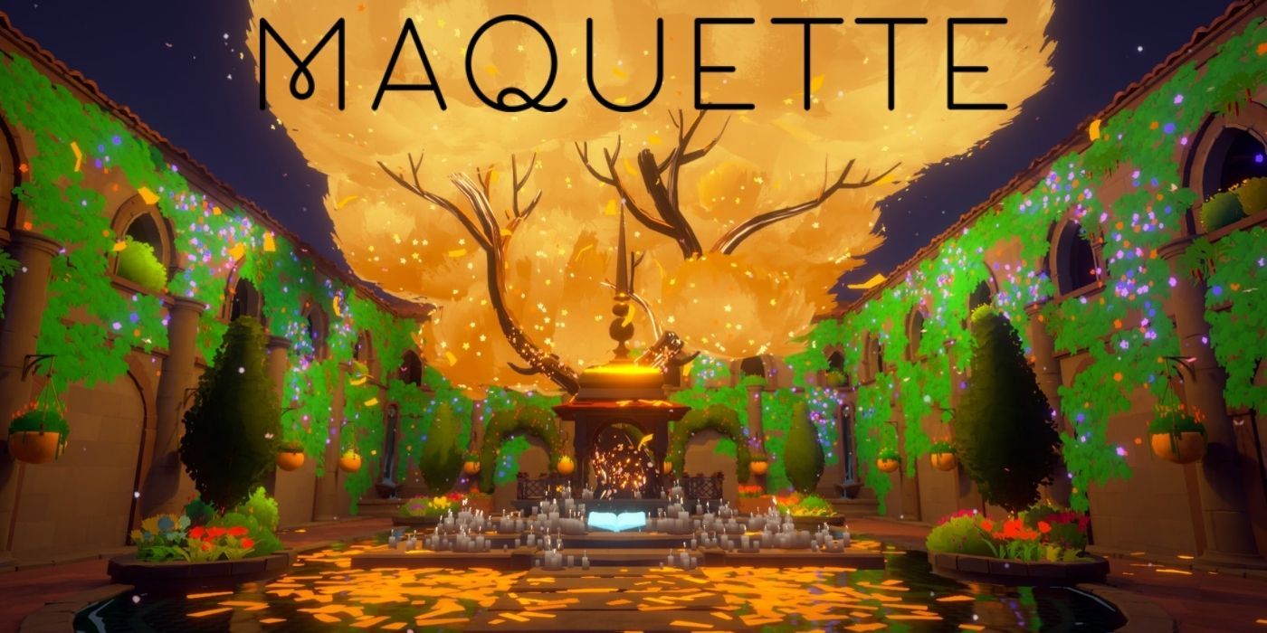 Maquette The Gardens Golden Tree