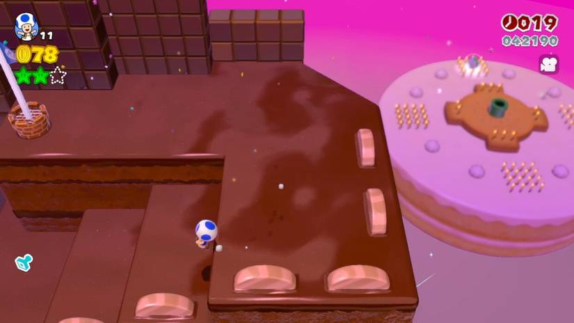 mario 3d world bowser-3 green star 3