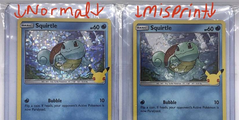squirtle mcdonalds pokemon cards misprint