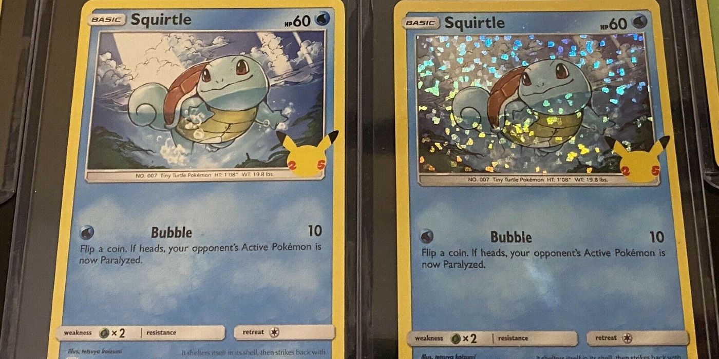 McDonald’s pokemon cards squirrel holographic