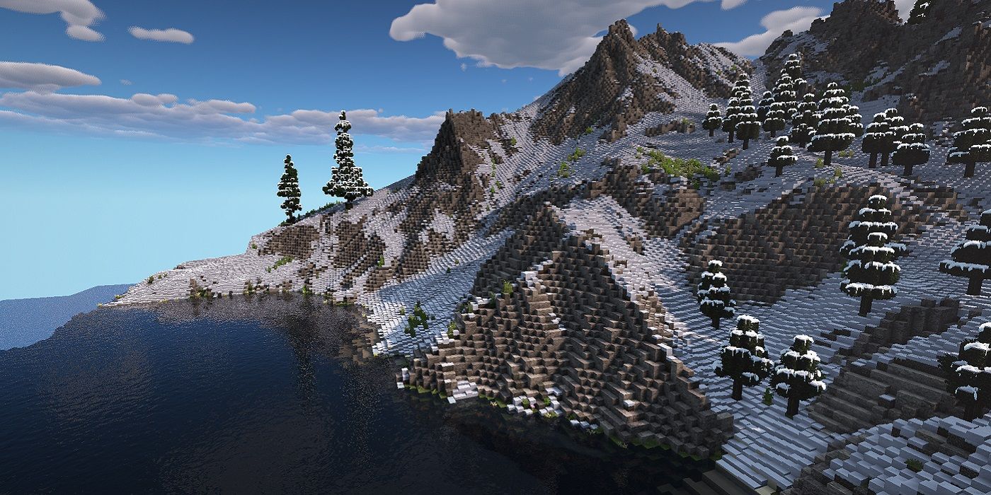Minecraft Mountain Design