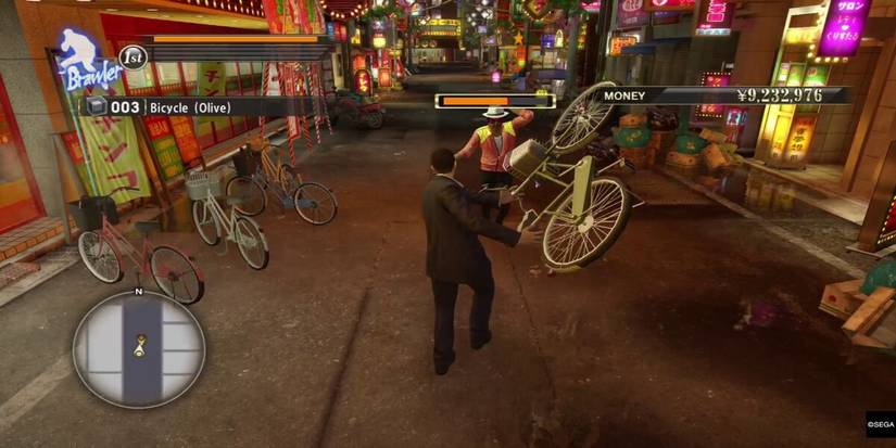 Yakuza 0 - Fight in the street