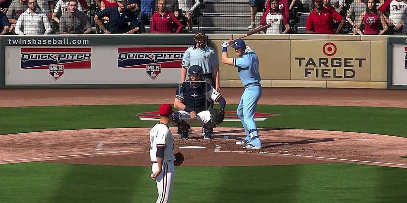 Pitcher getting ready to throw
