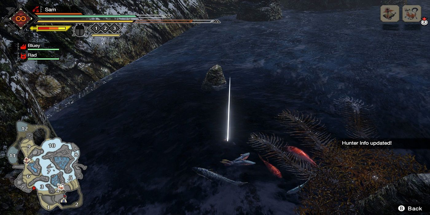 monster hunter fishing