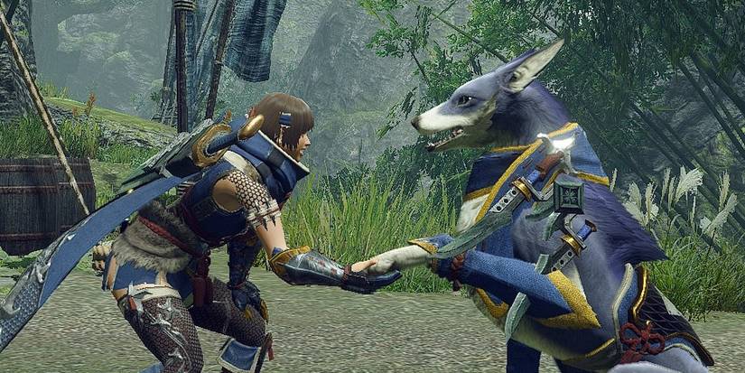 monster hunter rise palamute shake