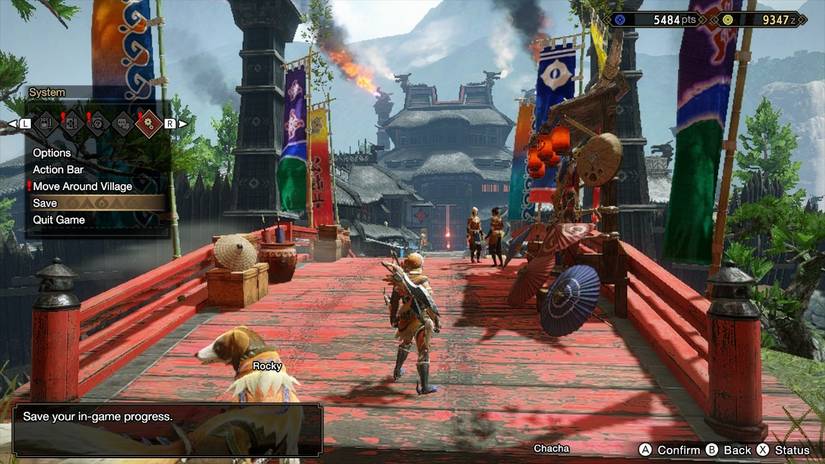 monster hunter rise game save