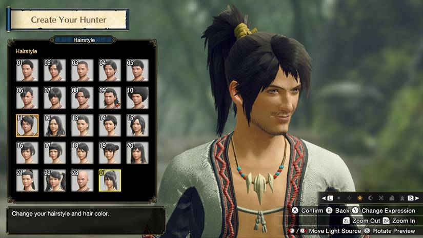 monster hunter rise hairstyle