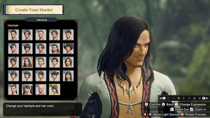 monster hunter rise hairstyle