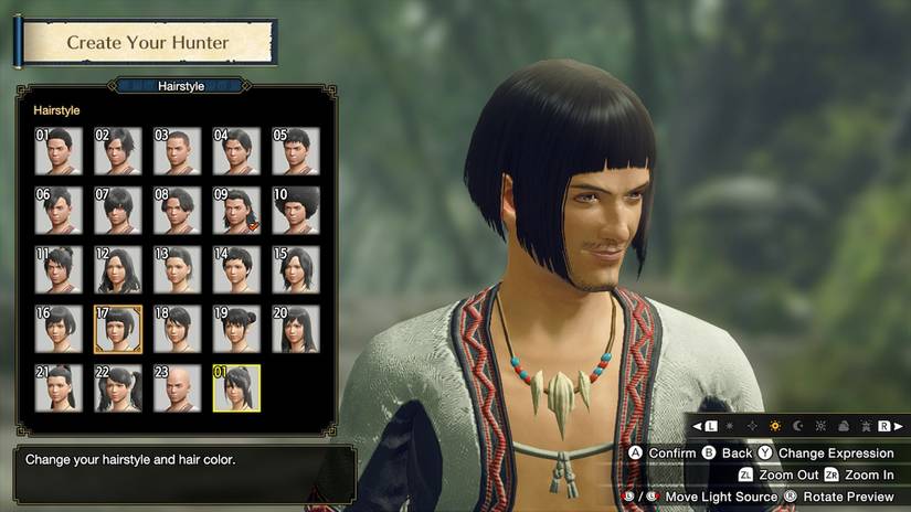 monster hunter rise hairstyle