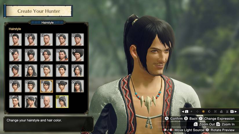 monster hunter rise hairstyle