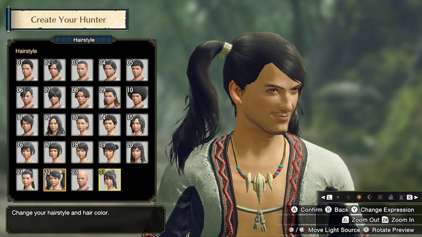 monster hunter rise hairstyle