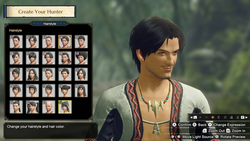 monster hunter rise hairstyle