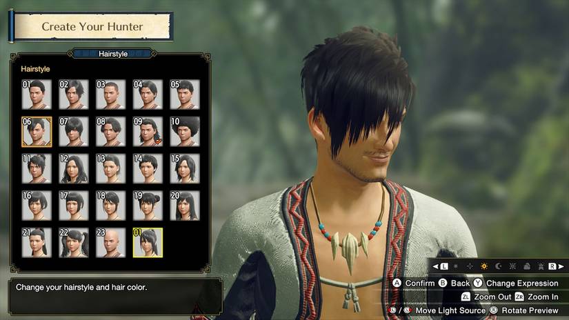 monster hunter rise hairstyle
