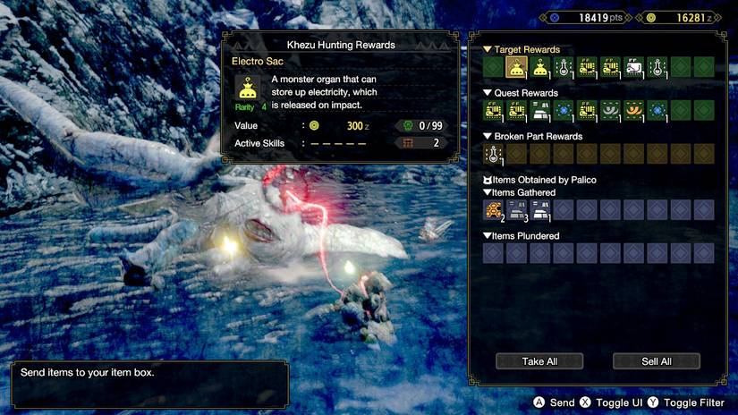 monster hunter rise khezu fight