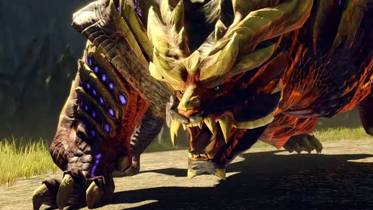 monster hunter rise magnamalo close up