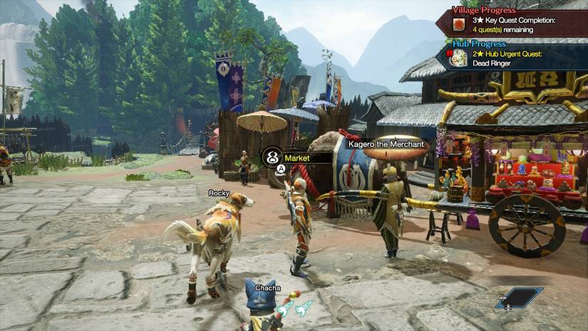 monster hunter rise merchant amiibo