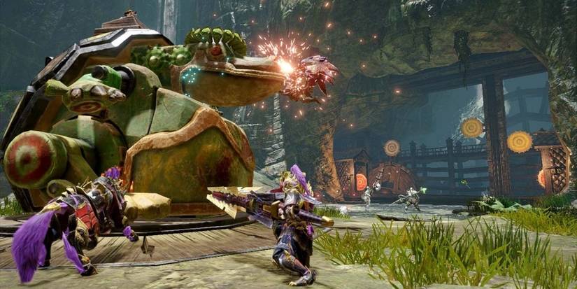 How to get to the training area in Monster Hunter Rise