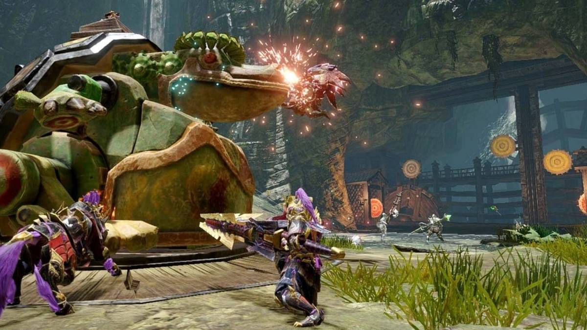 How to get to the training area in Monster Hunter Rise