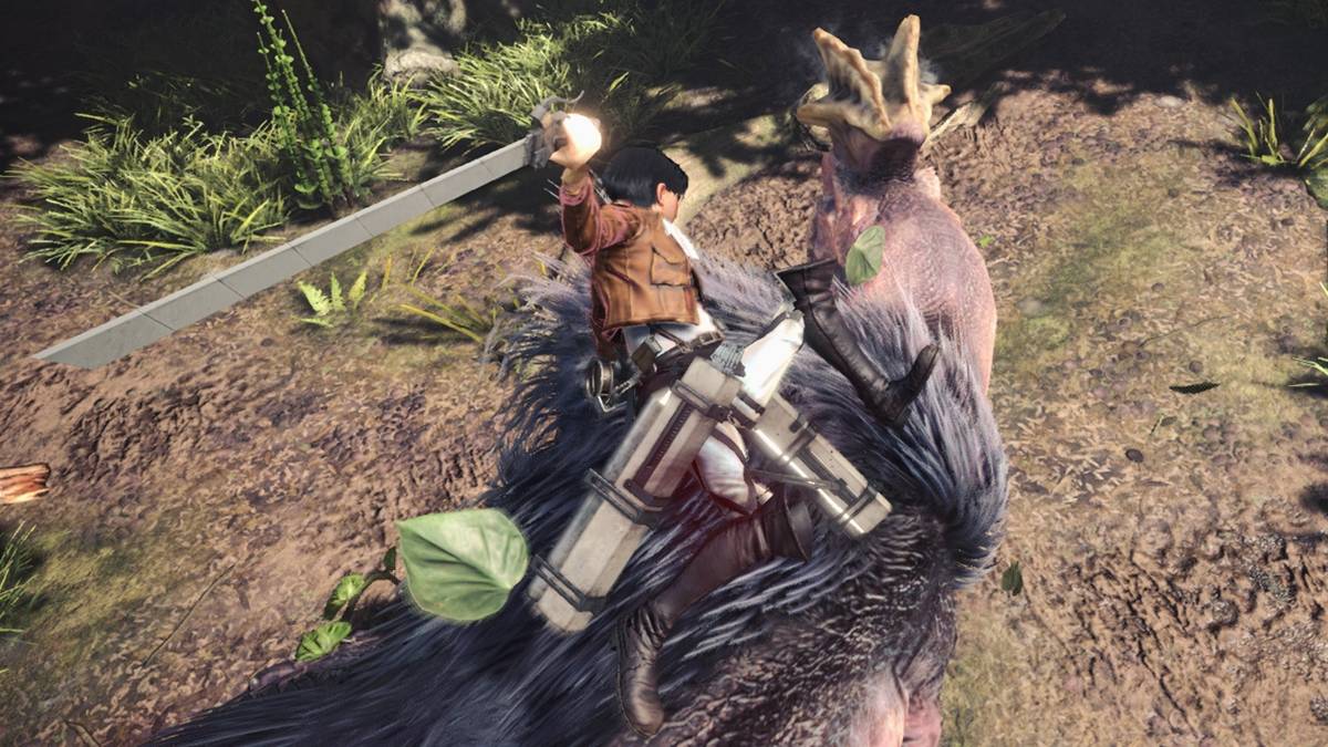 monster hunter world mod adds levi ackerman