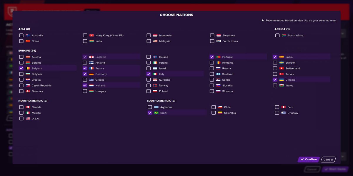 Football Manager 21 - nations