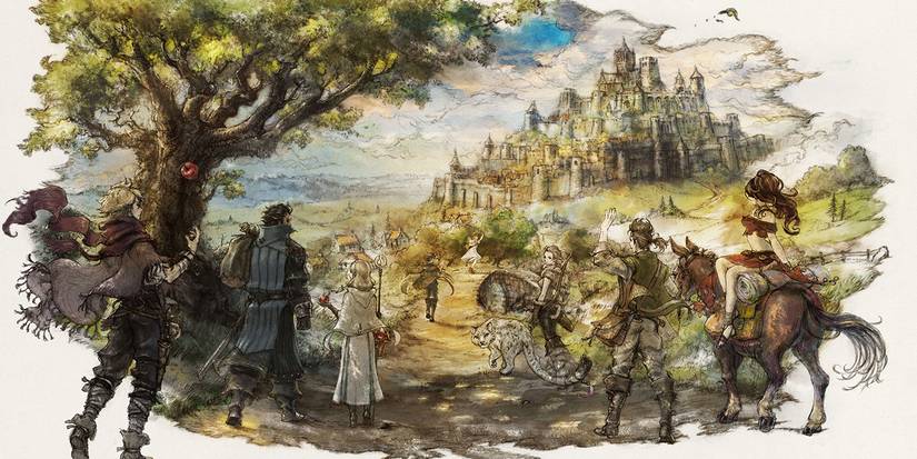 octopath traveler eight characters narrative