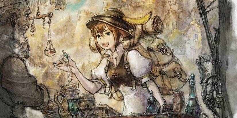 Tressa from Octopath Traveler