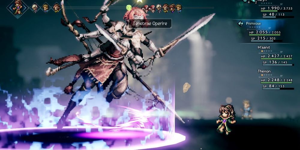 Octopath traveler fight to become warmaster