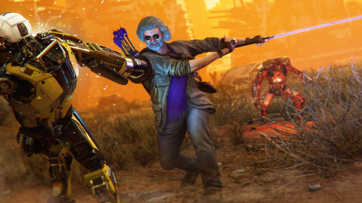 old man hawkeye gameplay marvels avengers