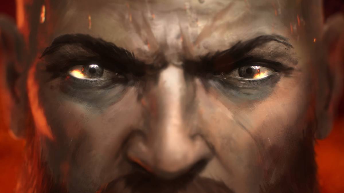 outriders character face watercolor