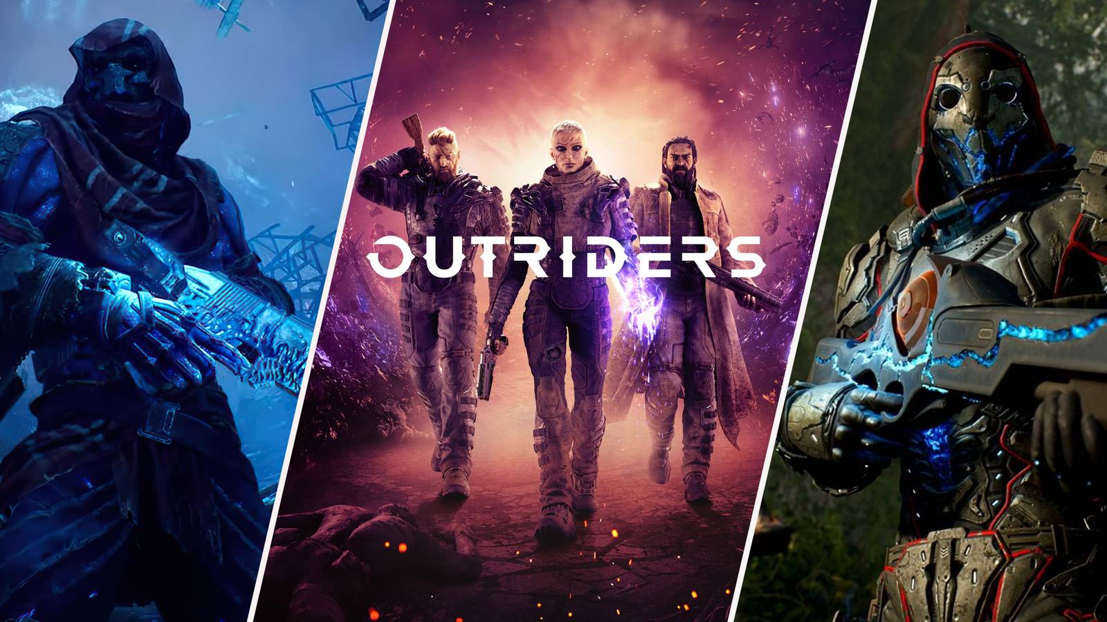 outriders characters cover art split