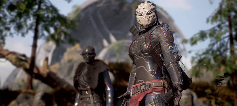 outriders fire team preparing for mission