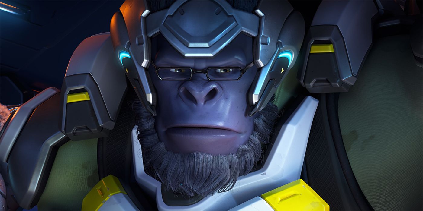 close-up of winston in overwatch 2