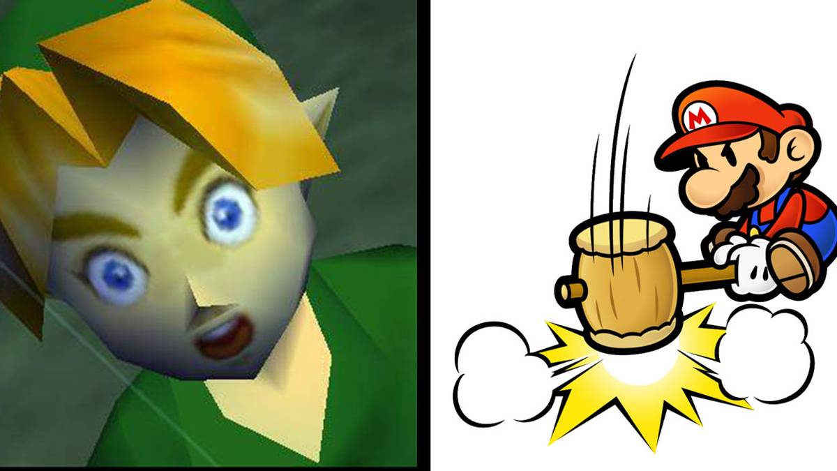 paper mario ocarina of time link speedrun