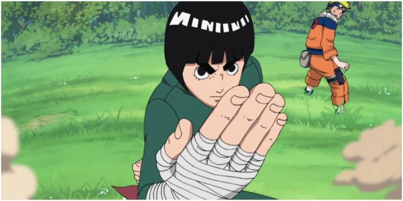 naruto rock lee sasuke recovery team battle