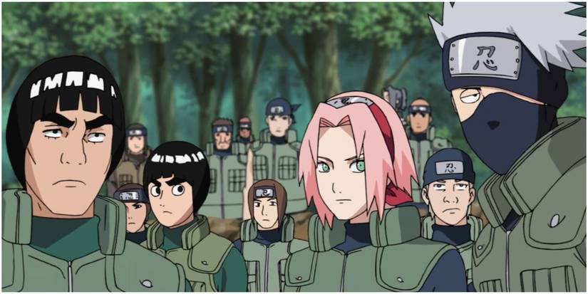 sakura Naruto allied shinobi forces kakashi guy lee