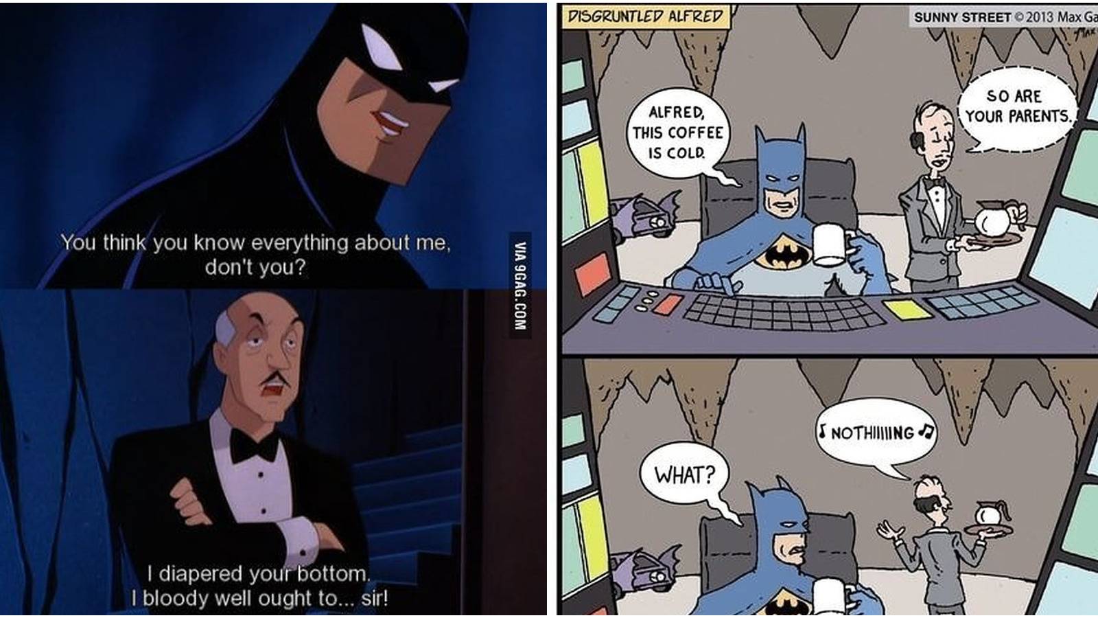 Batman: 10 Hilarious Alfred Pennyworth Memes, image size:1600x900