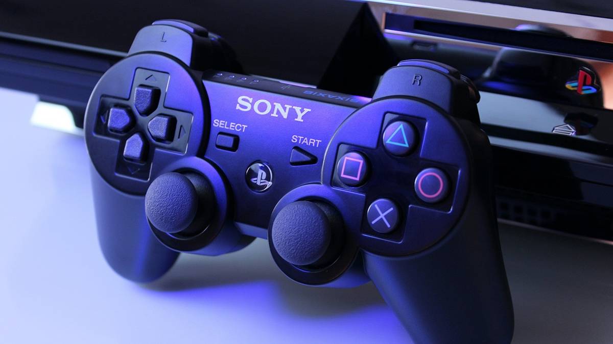 playstation 3 console and controller